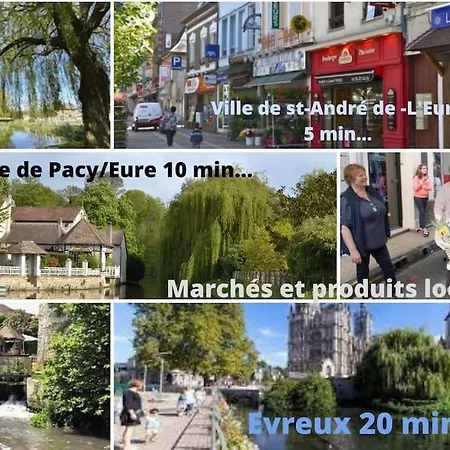 Cosy Jacuzzi Privatif Proche Paris Et Giverny Holiday home *
