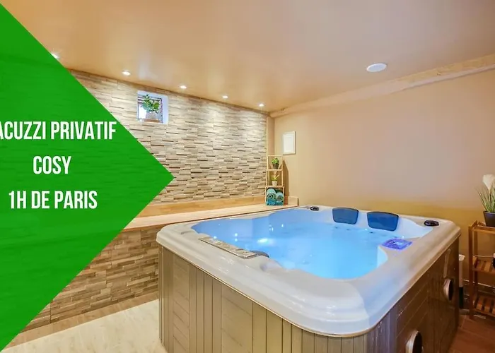 Cosy Jacuzzi Privatif Proche Paris Et Giverny Holiday home